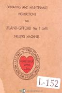 Leland-Gifford-Leland Gifford No. 2LMS Drilling Machine Operations and Maintenance Manual 1941-No. 2LMS-05